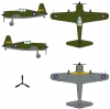 Dora Wings 72040 Vultee P-66 Vanguard 1/72